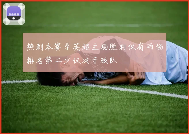 热刺本赛季英超主场胜利仅有两场排名第二少仅次于狼队